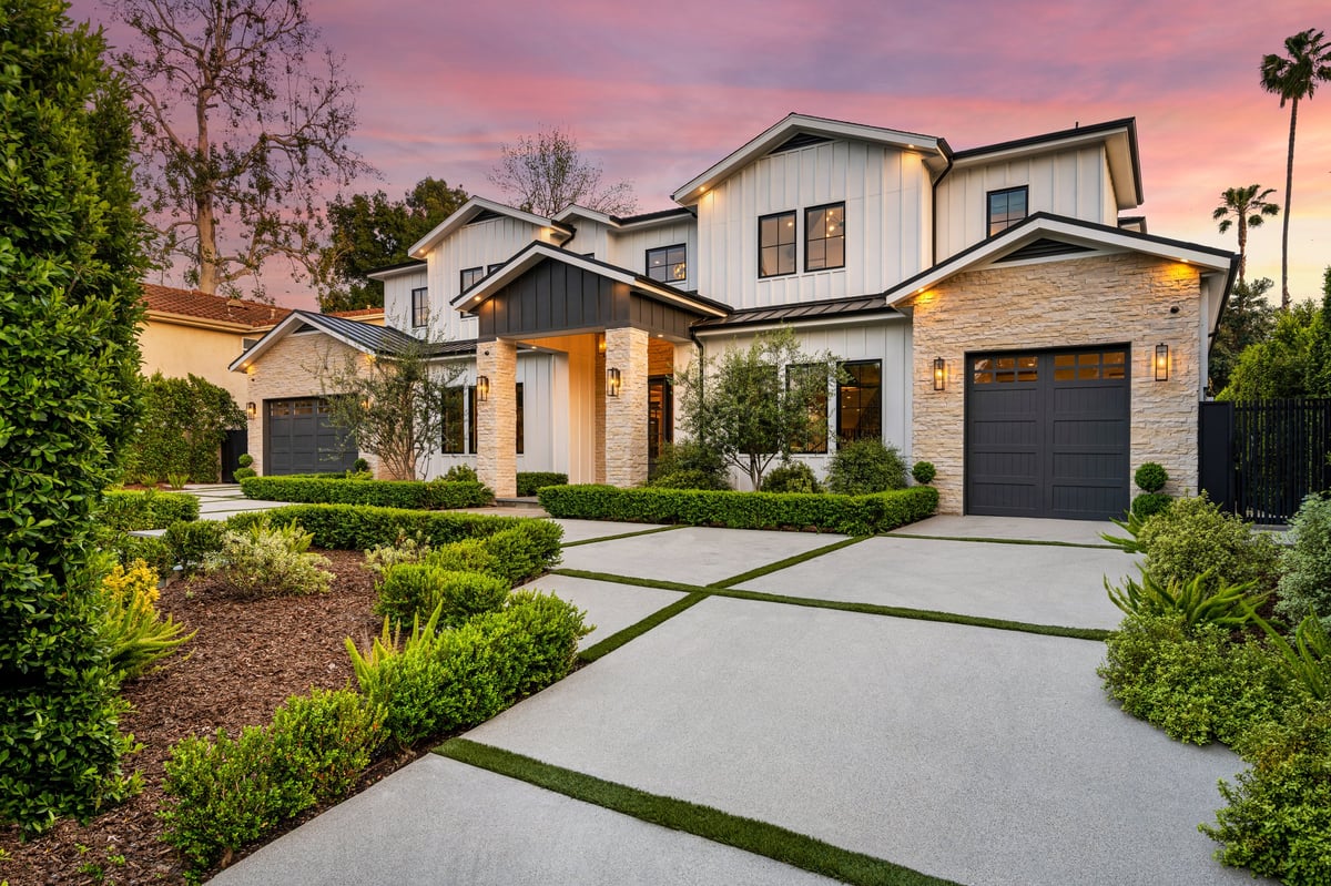 Beautiful home landscaping