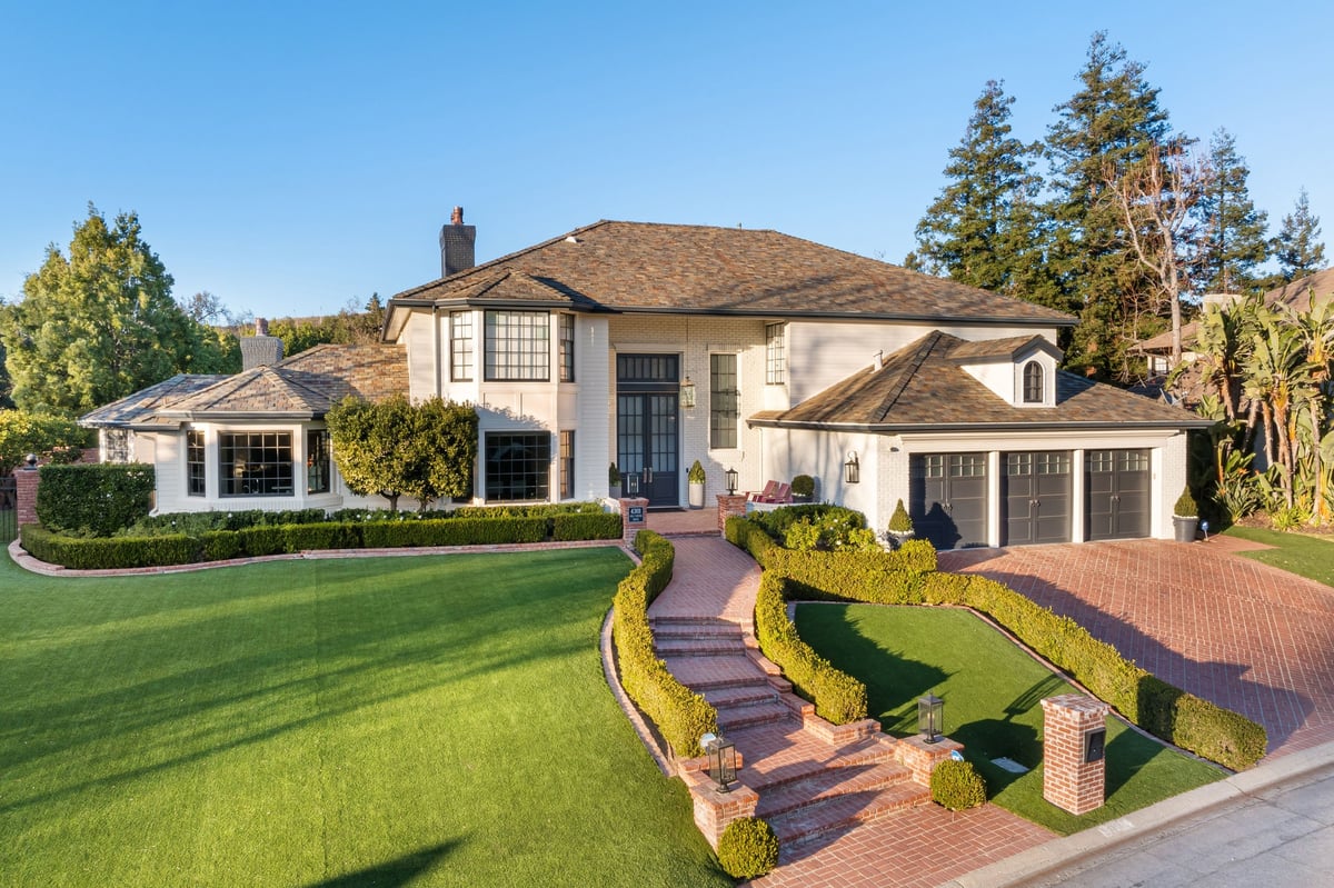 Luxury estate landscaping